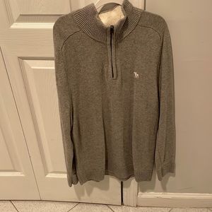 2 abercrombie sweater grey/black  size small